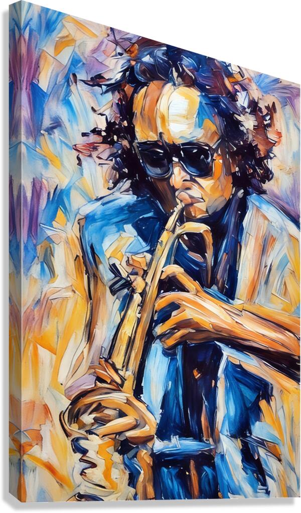  ArteXcl 013 miles davis Jazz musician  Canvas Print
