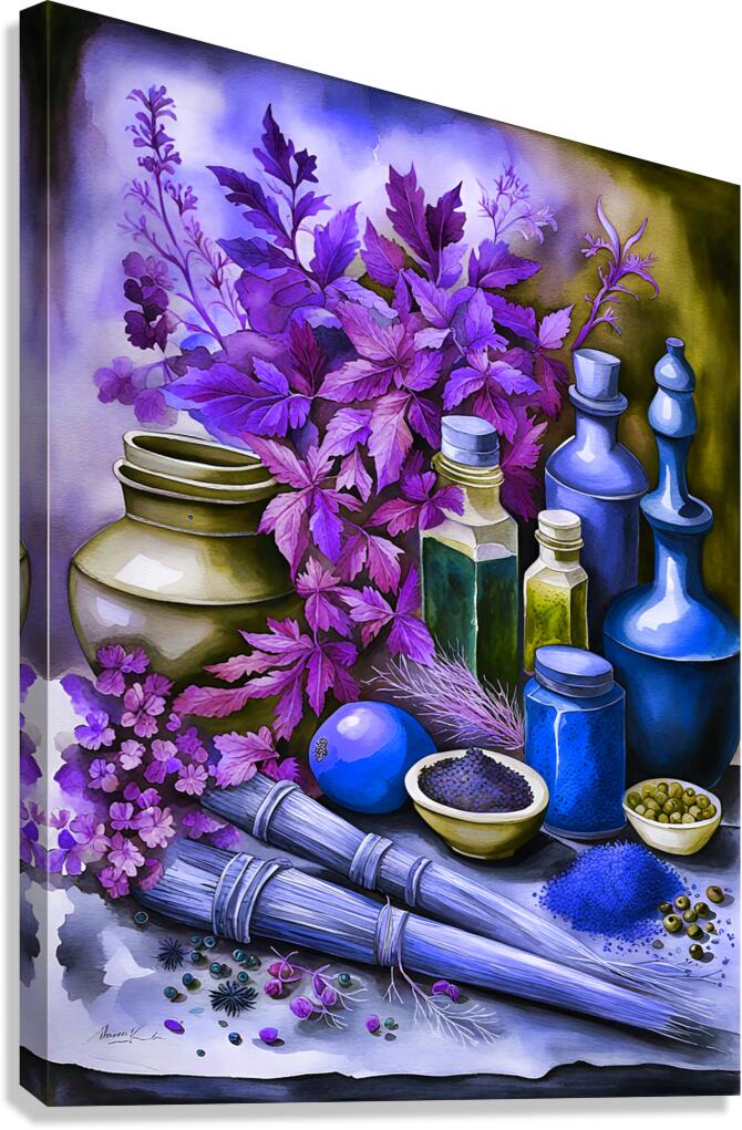 ArtXcl 116 herbs Canvas Print