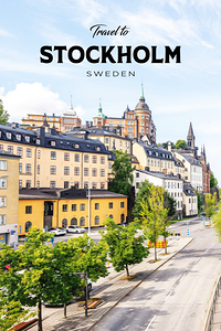 Stockholm Sweden Travel Print