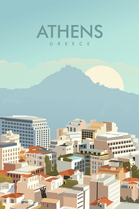 Athens Greece Travel Print