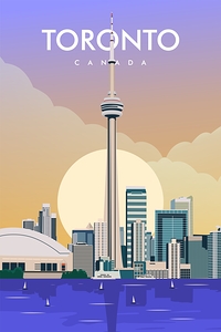 Toronto Travel Poster