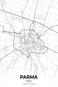 Parma Italy City Map Print