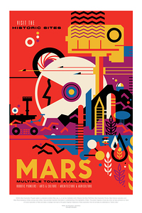 Mars NASA Poster