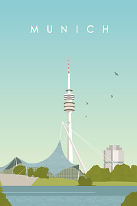 Munich Germany Travel Print