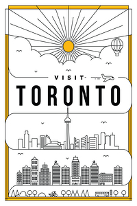 Toronto Canada Travel Print