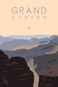 Grand Canyon National Park Travel Print