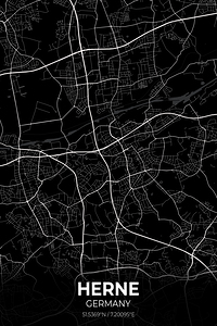 Herne Germany City Map Print