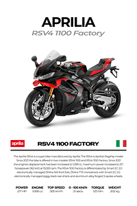 Aprilia RSV4 1000 Factory