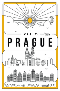 Prague Czech Republic Travel Print