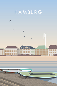 Hamburg Germany Travel Print