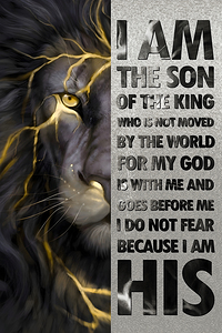 Son of a King Motivational Print