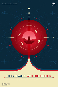 Atomic Clock NASA Poster