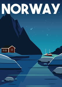 Norway Travel Print