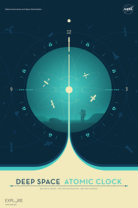 Atomic Clock NASA Poster