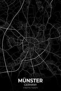 Munster Germany City Map Print