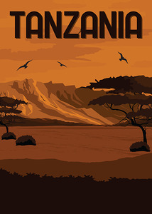 vecteezy tanzania vector illustration background
