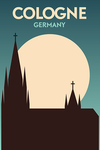 Cologne Germany Travel Print
