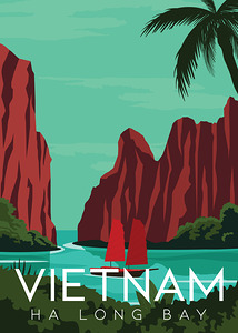 Vietnam Travel Print