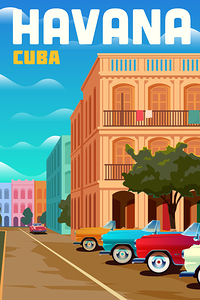 Havana Cuba Travel Print