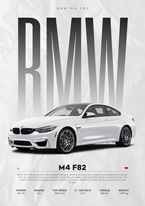 BMW M4 F82 Print