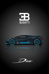 Bugatti Divo Automotive Print