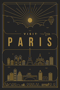 Paris France Travel Print