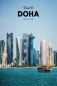 Doha Qatar Travel Print