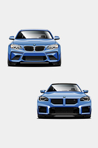 M2 Generation Blue Potrait