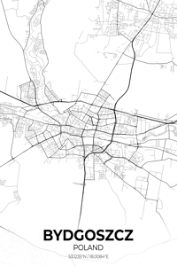 Bydgoszcz Poland City Map Print