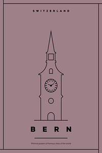 Bern Switzerland Travel Print