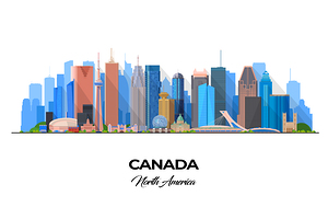 Canada Skyline Print