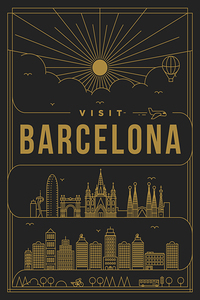 Barcelona Spain Travel Print