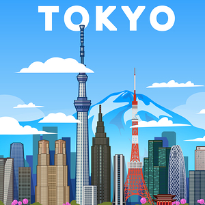 Tokyo Japan Travel Print