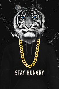Stay Hungry Motivational Print