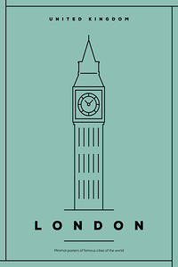 London England Travel Print