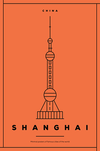 Shanghai China Travel Print