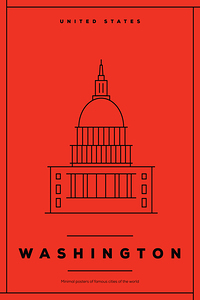 Washington DC Travel Print