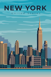 New York City Travel Print