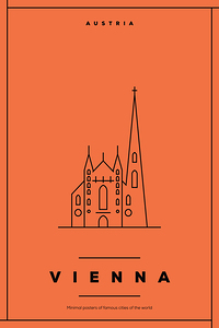 Vienna Austria Travel Print