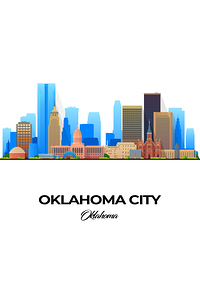 Oklahoma City Skyline Print