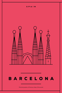 Barcelona Spain Travel Print