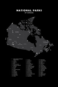 Canada National Parks bw portrait