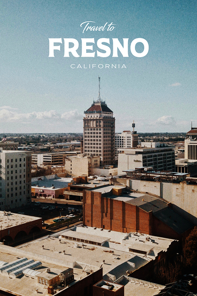 Fresno California Print