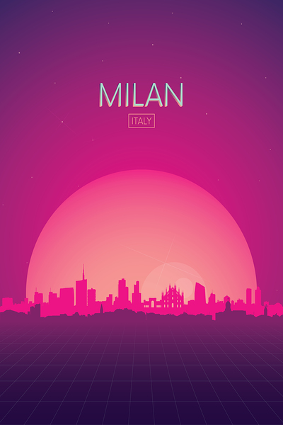 Milan Italy Travel Print