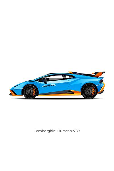 Lamborghini STO 02 Print