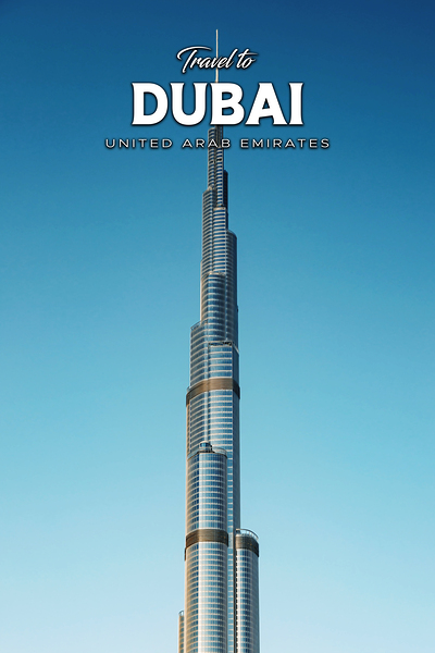 Dubai UAE Travel Print Print