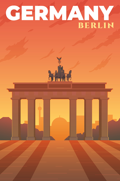 Germany Berlin Travel Print