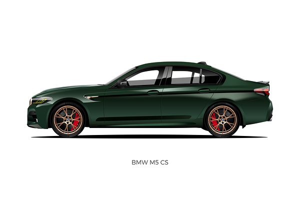 BMW M5 CS 02 Print