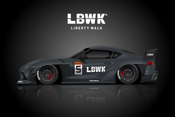 Liberty Walk Toyota GR Supra B Print
