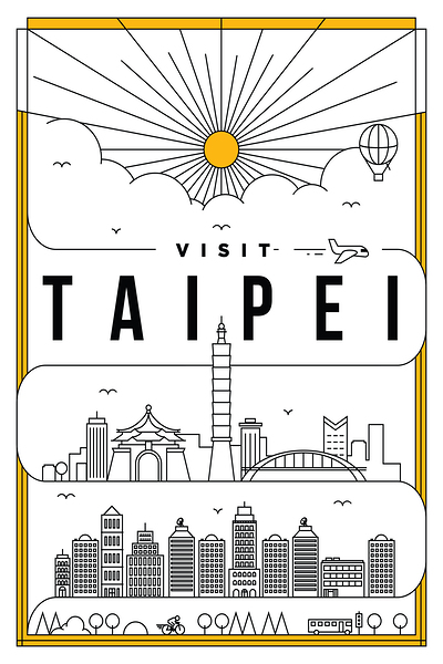 Taipei Taiwan Travel Print